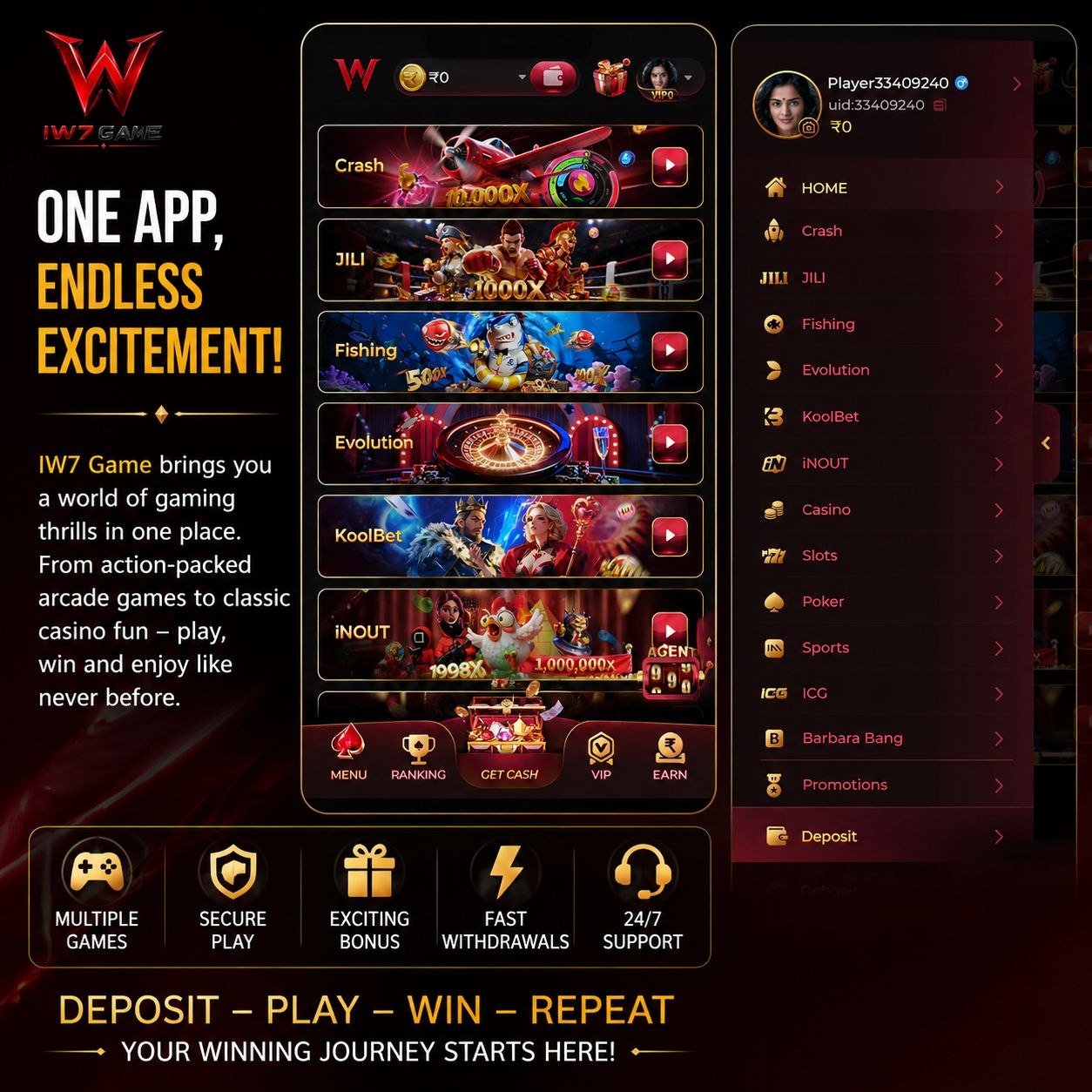 IW7 APK download page showing latest version, quick installation, and secure access.